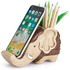 pen pencil holder with phone stand 