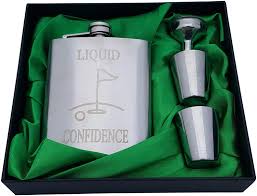 Palm City Products Golf Flask Gift Set